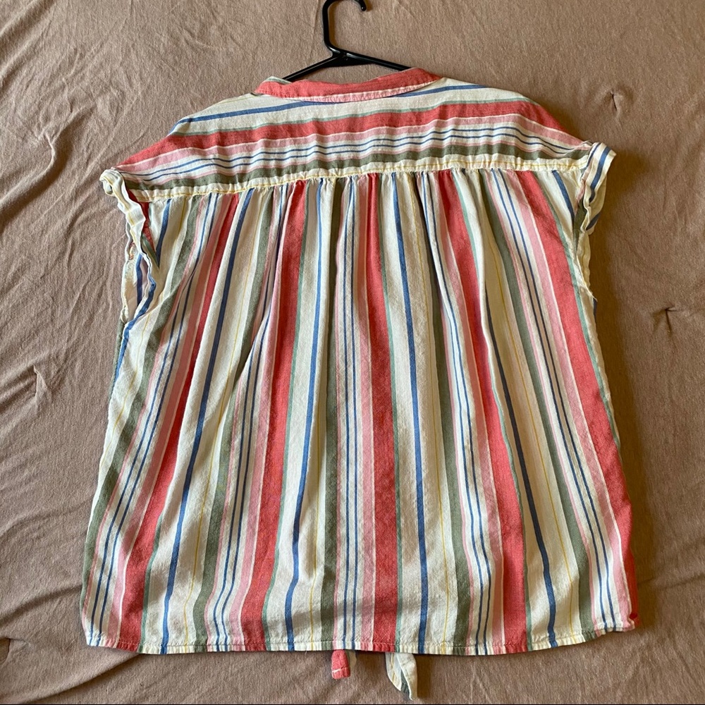 Striped Button Up - Picture 2 of 3